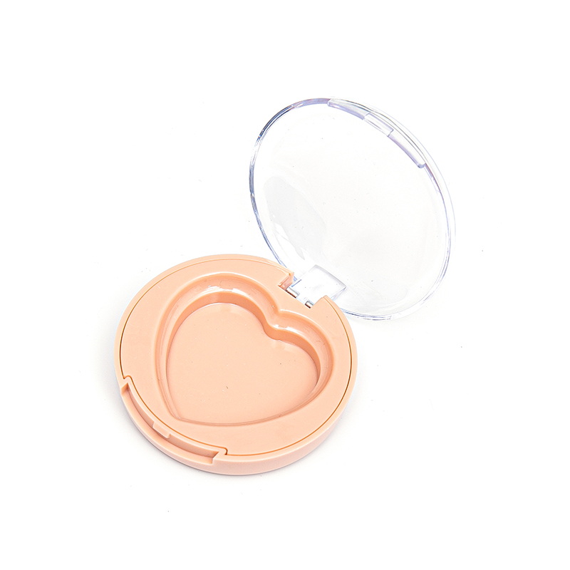 2415 غطاء شفاف Round Round Love Grid صندوق أحمر الخدود