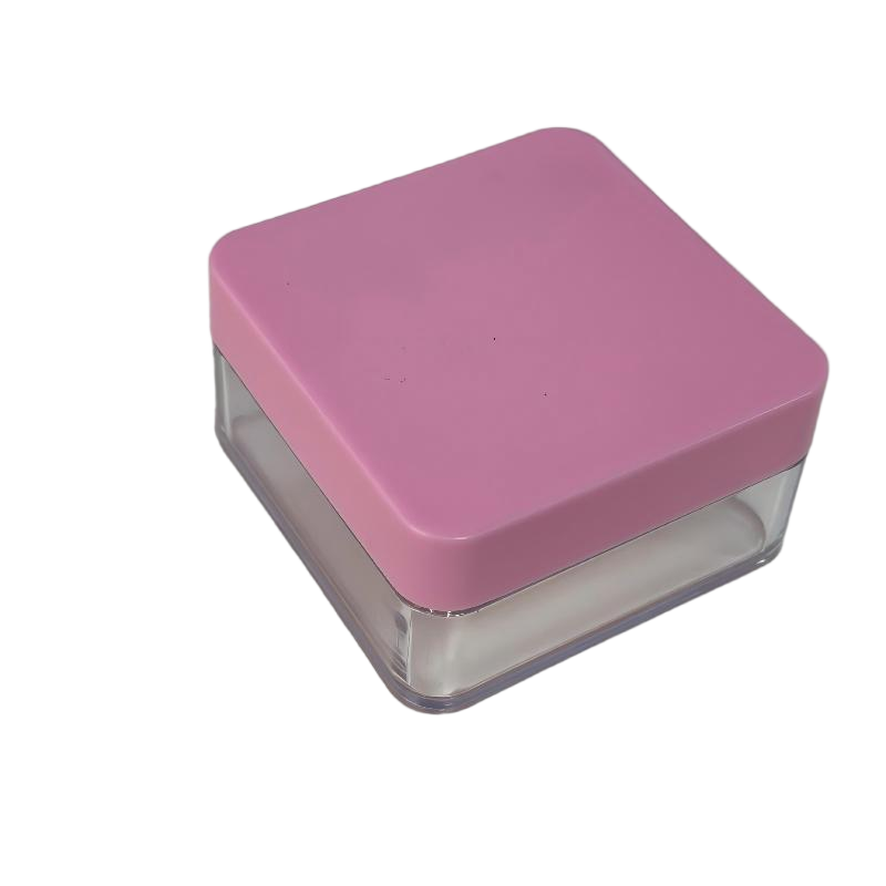 2521 بودرة سائبة شفافة مع بودرة مدمجة لتصحيح المكياج بوظيفة مزدوجة