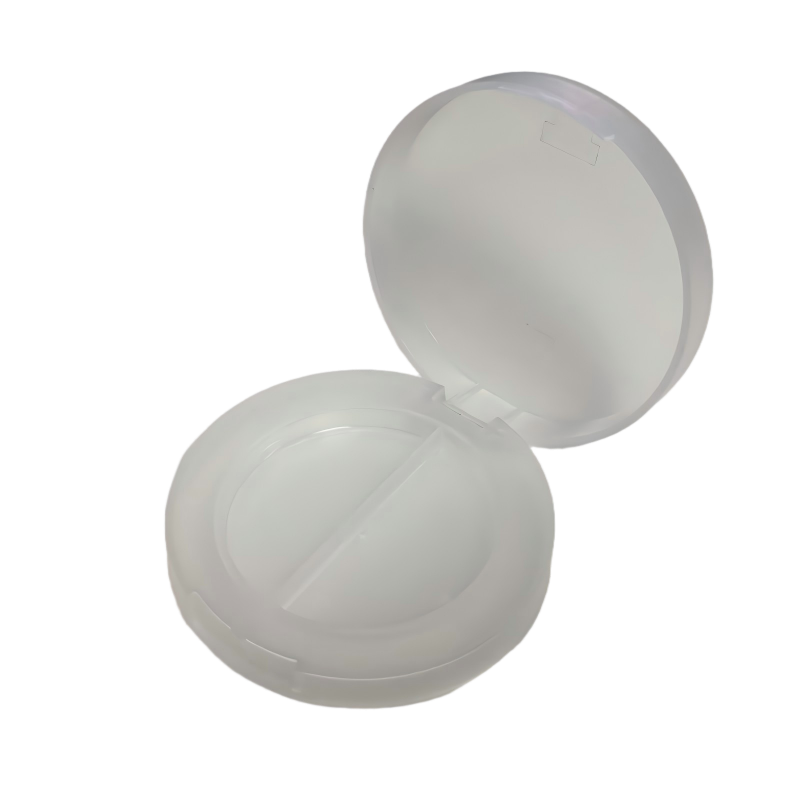 2526-2PP مادة شفافة ملمس مزدوجة الحجرة مجوفة خدود أحمر التعبئة والتغليف صندوق